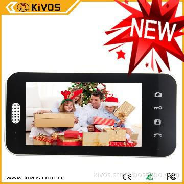 7 inch Wireless Intercom System Door Phone Camera Wireless Peephole